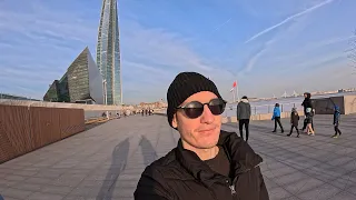 Прогулка Лахта Центр Петербург | GOPRO HERO 12 | 29 марта 2024 г.