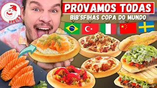 PROVAMOS TODAS ESFIHAS DO HABIB'S ESPECIAL DA COPA DO MUNDO - Vale a pena?