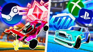 PC vs Console 1v1 at EVERY RANK in Rocket League