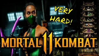 MK11 *JADE* VERY HARD KLASSIC TOWER GAMEPLAY!! (NO MATCHES LOST)