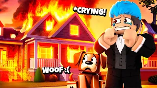 Don't Burn The House Down | Roblox | MY FRIENDS BETRAY ME AND BURN OUR MY HOUSE!