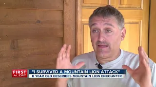 Colorado family talks about mountain lion attack on 8-year-old boy: 'It was just chewing on him.'
