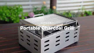 Grill on-the-go with ease using our portable barbecue grill! 🔥