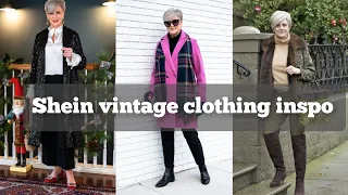 Shein vintage clothing inspiration for women over 40+50+60+ / unique outfits inspiration