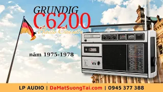 Gía 8tr Chi tiết về chiếc Radio cassette Đáng chơi Của Châu Âu GRUNDIG C6200|| LP AUDIO
