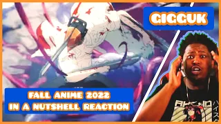 Chainsaw Man or Blue Lock SUPREMCY!?! | 2022 ANIME FALL IN A NUTSHELL | GIGGUK REACTION