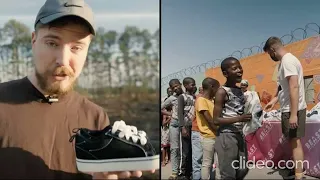 MrBeast gives 20,000 kids in Africa their first pair of shoes