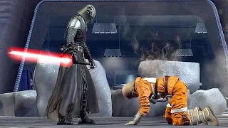 Evil Luke Skywalker Turns To The Darkside Scene - Star Wars The Force Unleashed