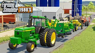 CORN PLANTING & TLLAGE ON A 1980'S AMERICAN FARM!  (ROLEPLAY)