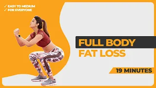 19 Mins - Full Body Fat Loss | Shilpa Shetty | Fitness with Bollywood Diva | Fitness