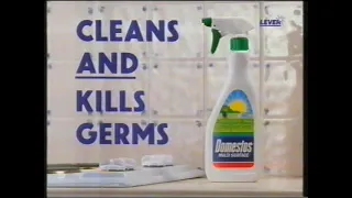 Domestos Multi Surface advert - 15th March 1996 UK television commercial