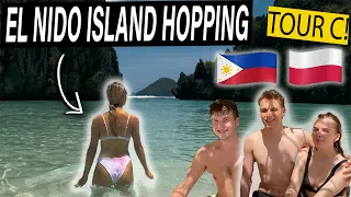 THEY WERE NOT EXPECTING THIS KIND OF TOUR | El Nido Island Hopping Tour C with Polish friends! 🇵🇭