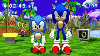 Sonic Generations recreated in Sonic Adventure 2