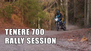 Yamaha Tenere 700 rally session raw exhaust sound