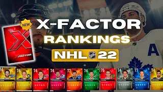 RANKING EVERY X-FACTOR IN NHL 22!! (UPDATED!)