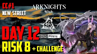 [Arknights] EVENT CC#1 Pyrite : New Street Day 12 Risk 8 + Challenge Gameplay