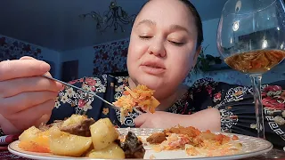 МУКБАНГ💥Поесть🍽️ВКУСНО😋Прекрасная НОВОСТЬ✨