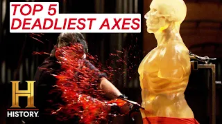 Forged in Fire: Top 5 Deadly Axes (These Kill Tests Were AXE-ing For It!)