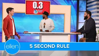 Topher Grace & Anthony Anderson Play '5 Second Rule'