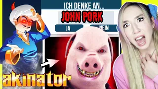 kennt der AKINATOR John PORK und meine TIKTOK FREUNDIN um 3 Uhr nachts?