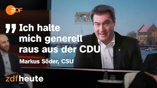 CDU/CSU: Söder für frischen Wind in der Union | Markus Lanz vom 18. Mai 2021