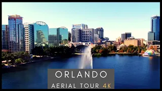 Downtown Orlando -  4K AERIAL DRONE