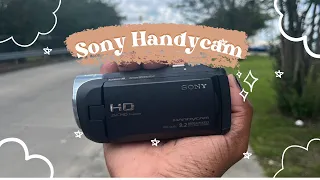 Camcorder Vlog |Sony Handycam CX405|