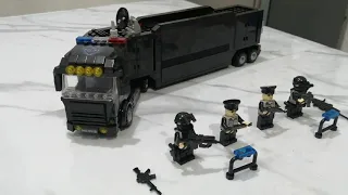 HSANHE 6510 LEGO COMPATIBLE BRICK SWAT TRUCK #PTVC