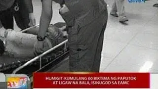 UB: Humigit-kumulang 60 biktima ng paputok at ligaw na bala, isinugod sa EAMC