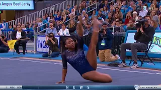 Nia Dennis (UCLA) - Floor Exercise (9.700) - Ohio State at UCLA 2018