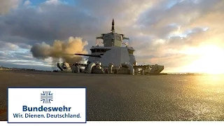 Die neue Fregatte der Bundeswehr: Feuer aus allen Rohren