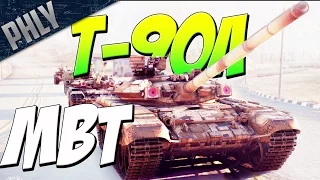 T-90A Main BATTLE TANK & MI-35 Chopper Support (War Thunder Tanks Gameplay)