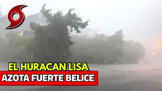 WATCH AS HURRICANE LISA STRIKES BELIZE WITH STRONG WINDS, ROOFS TAKEN OFF, MAXIMUM ALERT