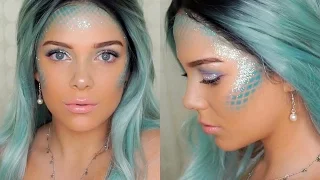 Pretty Mermaid Halloween Makeup | Super Easy!!