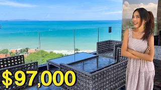 $97,000 (3.4M THB) South Pattaya Luxury Ocean View Condo 500m far from Beach in Thailand