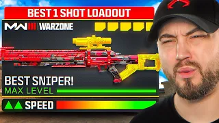 BEST 1 SHOT SNIPER LOADOUT in Warzone 3! 👑 (Best MORS Sniper Class Setup) - MW3