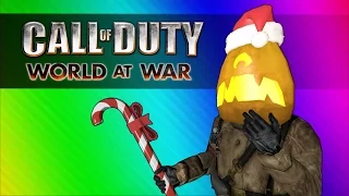 COD Zombies Funny Moments - Snowy Halloween (Stupidly Early Christmas)