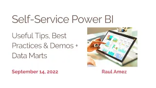 Self Service Power BI Useful Tips