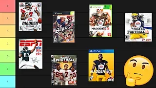 The Definitive Football Video Game Tier List