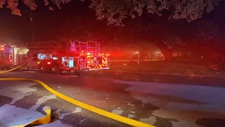 Man and his father safely escape house fire