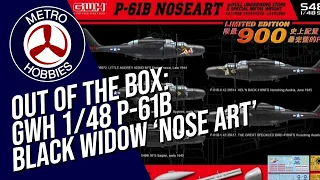 Great Wall Hobby P-61B Black Widow Special Edition 'Nose Art' | Model Kit Out of the Box