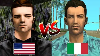 Claude vs. Tommy - Who does it best? 😍 (GTA 3 vs Vice City)