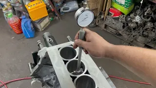Kia Rio с пробегом 500.000км - сборка двигателя