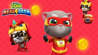 TALKING TOM HERO DASH - Hero Pass x2 SCORE iPad Gameplay 2021