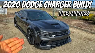 Building A Dodge Charger 392 Scat Pack Widebody In 13 Minutes!