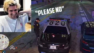 xQc Trolls The Street Racers and Cops