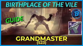 Birthplace of the Vile - Grandmaster Nightfall (Platinum Rewards)