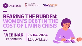 Bearing the Burden: Women's debt in the cost of living crisis