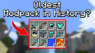 Minecraft's FIRST Modpack is Not What You Think...