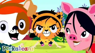 Face Paint Song | Guess Which Animal? | Kids Songs & Nursery Rhymes with Peekabeans